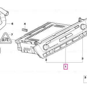 Exch. CID control, MD - BMW Ieftin