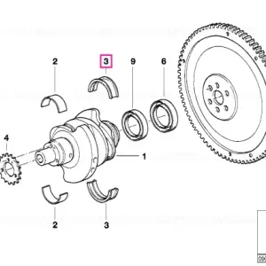 Cumpără online Guide-bearing Shell white - BMW Motorrad