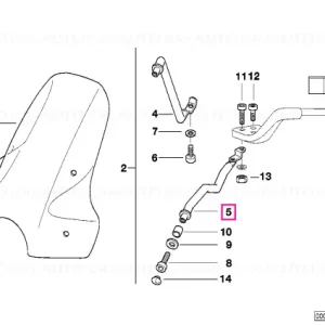 Reducere Suport inferior stânga - BMW Motorrad