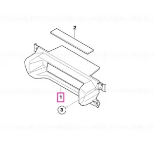 Air duct, oil cooler - BMW Motorrad Cumpără online