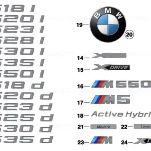 Lettering - 535I - - BMW Ofertă exclusivă
