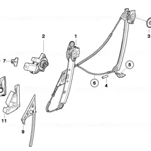 Preferatul clienților Corner moulding, interior left - BMW