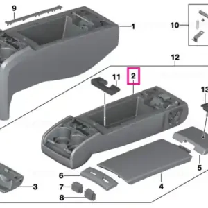Ofertă specială Armrest lower leather LCEW,LCEX,LCET - BMW