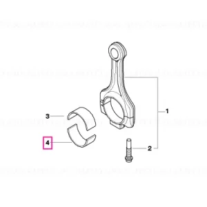 Cuzinet rosu 53,00MM(0) - BMW Disponibil imediat
