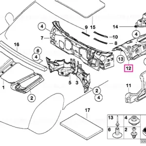 Promoție Sound insulating tunnel front - BMW