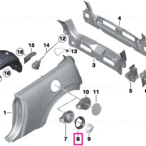 Reduceri Insert capac vopsit CODE-UNI/MET. - BMW - Mini