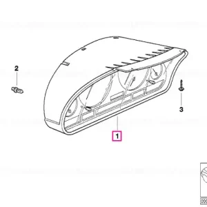 Disponibil imediat EXCH-Instrument cluster, uncoded MPH - BMW