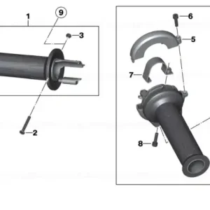 Plată sigură Handle right - BMW Motorrad