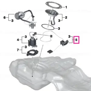 Senzor nivel combustibil dreapta - BMW Ofertă specială