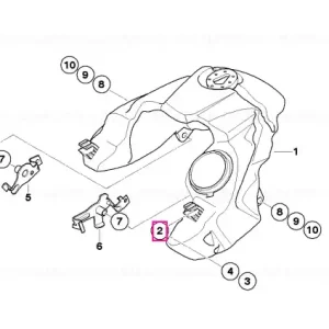 Suport cauciuc față - BMW Motorrad Preț redus