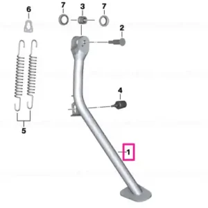 Livrare gratuită Side support, short - BMW Motorrad