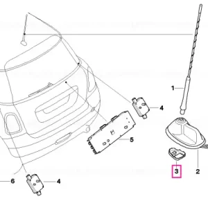 Suport antena - BMW - Mini Ofertă limitată