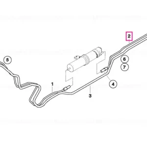 Cumpără online Feed line, rear - BMW