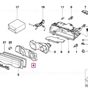 Cumpără acum Left lamp lens support - BMW