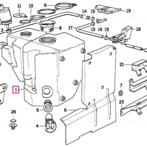 Cumpărături sigure Fluid container - BMW