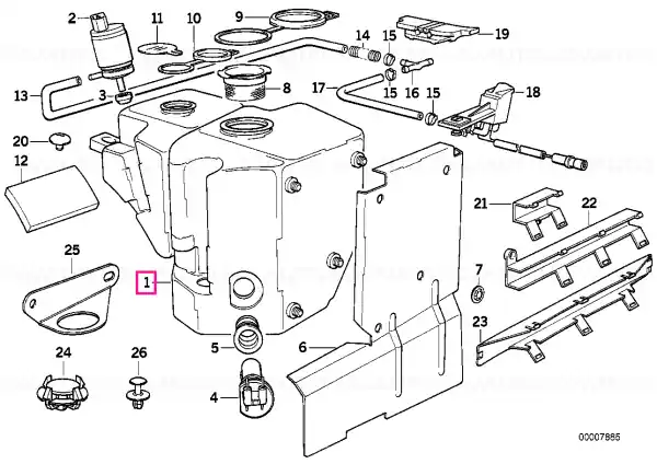 Cumpărături sigure Fluid container - BMW