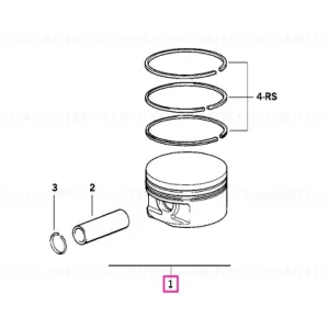 Mahle piston 84,060MM(00) - BMW Expediere rapidă