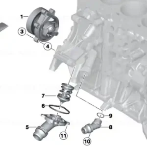 Ofertă specială Șurub hexagonal flanșă M6X16-ZNS3 - BMW - Mini