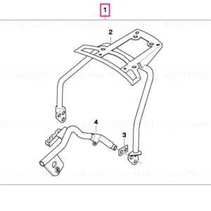 Kit, top case carrier - BMW Motorrad Vezi acum
