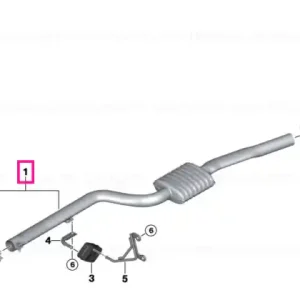 Front silencer - BMW Bestseller