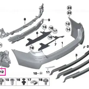 Suport spate stânga - BMW Ofertă limitată