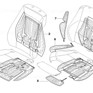 Cel mai bun preț Heating element, sports backrest - BMW