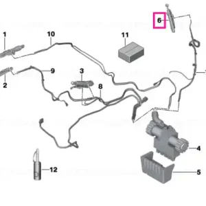 Reducere extra Hydraulic cylinder, rear module, left - BMW