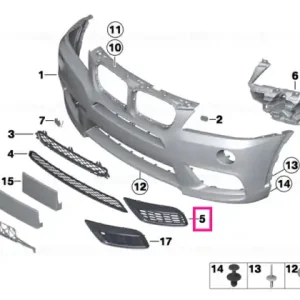 Reducere Grid lateral right M-PAKET - BMW
