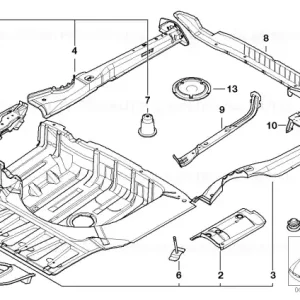 Cumpără online Cross member floor panel front - BMW