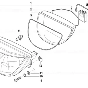 Surub autofiletant K40X12 - BMW Motorrad Disponibil imediat