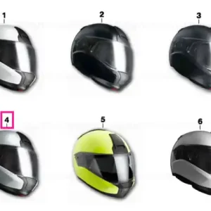 Discount Helmet 6, white silver met. 62/63 ECE - BMW Motorrad