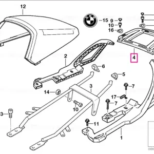 Plată securizată Baggage porter - BMW Motorrad