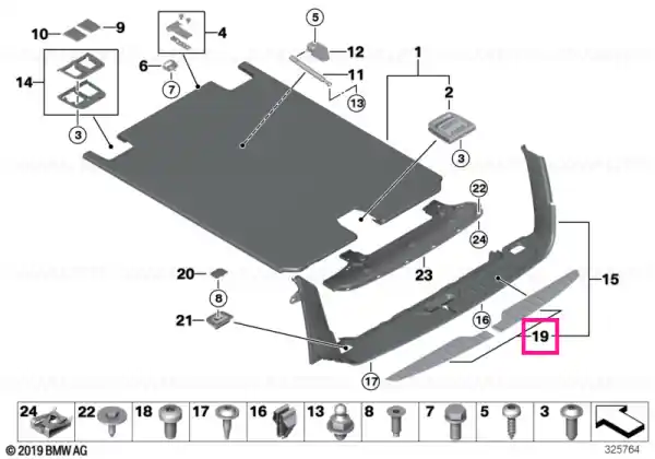 Preferatul clienților Set insertii - BMW