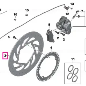 Preferatul clienților Disc frana spate - BMW Motorrad