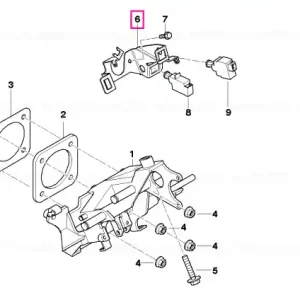 Livrare rapidă Suport lampa stop si intrerupator ambreiaj - BMW