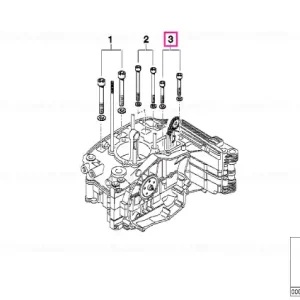 Discount Surub cap cilindric cu saiba M8X35 - BMW Motorrad