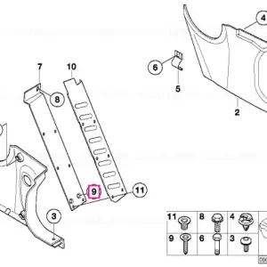 Doar azi Surub Torx ingropat ISA M8X25 - BMW - Mini