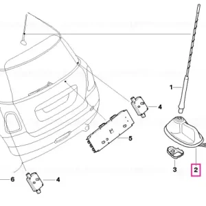 Roof antenna - BMW - Mini Cumpărături sigure