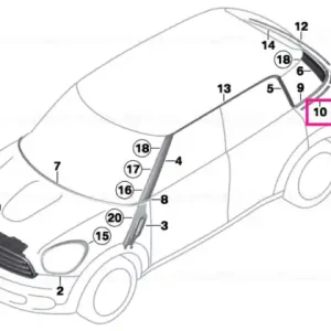 Suport raft stanga - BMW - Mini Retur gratuit