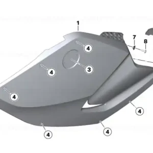 Super ofertă Capac acoperire stânga - BMW Motorrad