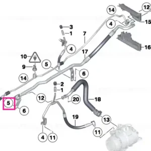 Clips tub D=10MM - BMW Lichidare de stoc