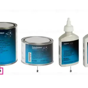 Popular HC base colour solid paint sapphire blue 1000ML A527 - BMW