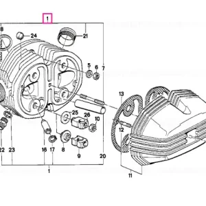 Reducere extra Cylinder head left - BMW Motorrad