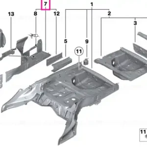 Transport gratuit Extension for rear left wheel well - BMW