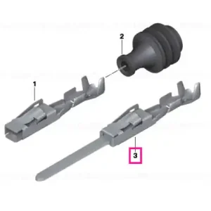 Flat plug terminal MLK 1.2 0,5 MM²/ AG - BMW Comandă acum