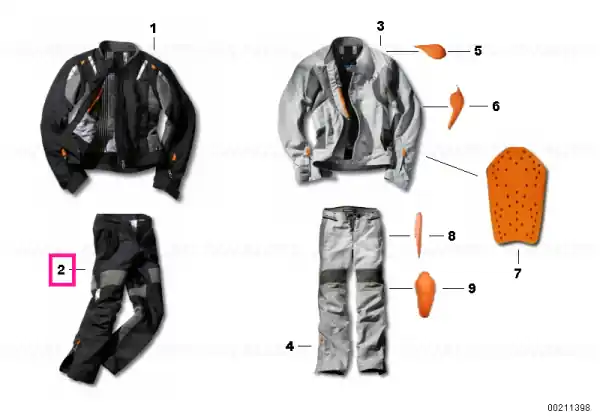 Expediere rapidă Trousers Airflow 4, ladies, black 38 - BMW Motorrad