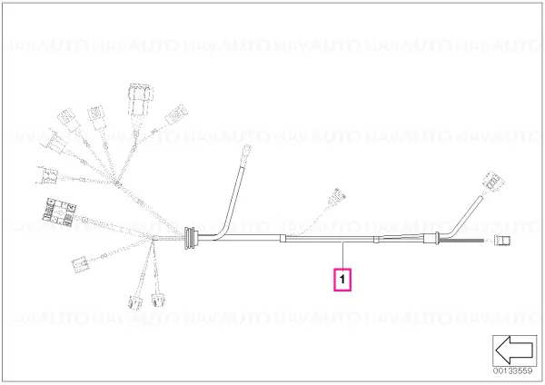 Bestseller wiring harness, engine trans. module - BMW