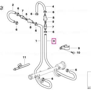 Furtun retur combustibil - BMW Motorrad Reduceri