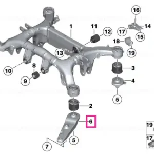 Radius rod, front right - BMW Retur gratuit