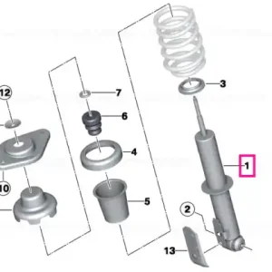 Chilipir Arc strut spate - BMW - Mini